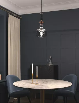 Ruby Glass Pendant Light