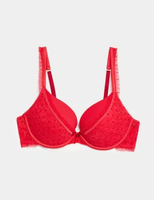 Anna Lace Wired Push-Up Bra