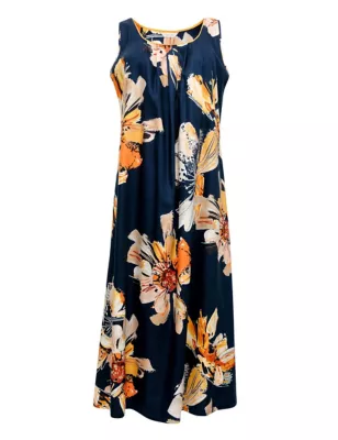 Cotton Modal Floral Long Nightdress