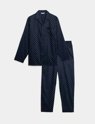 Pure Cotton Polka Dot Pyjama Set