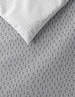 Cotton Blend Spotty Bedding Set
