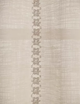 Acapulco Sheer Embroidered Tab Top Curtains