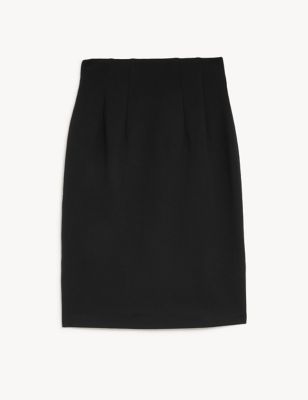 Jersey Knee Length Pencil Skirt
