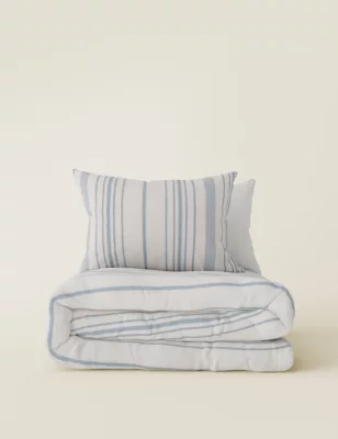 Pure Cotton Striped Bedding Set