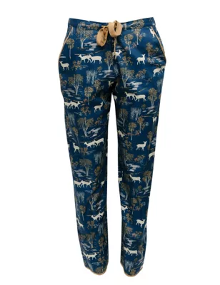 Cotton Modal Woodland Print Pyjama Bottoms