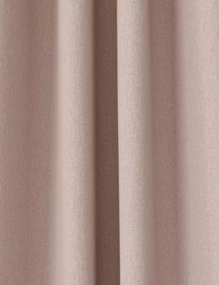 Brushed Pencil Pleat Blackout Thermal Curtains
