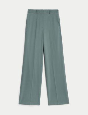 Woven Wide Leg Trousers