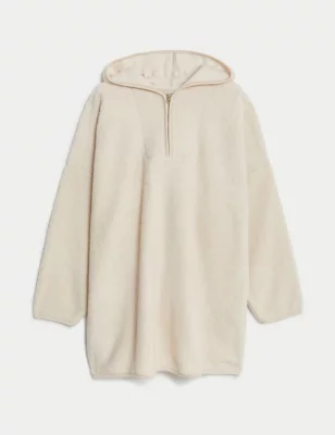 Brushed Back Borg Hoodie