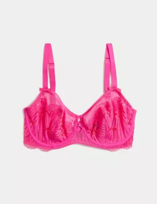 Nova Lace Wired Minimiser Bra C-G