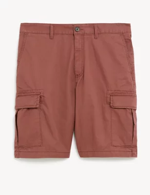 Pure Cotton Cargo Shorts