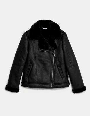 Faux Fur Lined Jacket (6-16 Yrs)