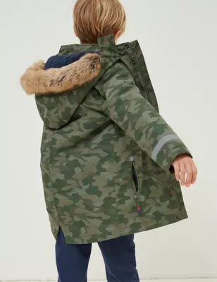 Camouflage Hooded Raincoat (3-13 Yrs)