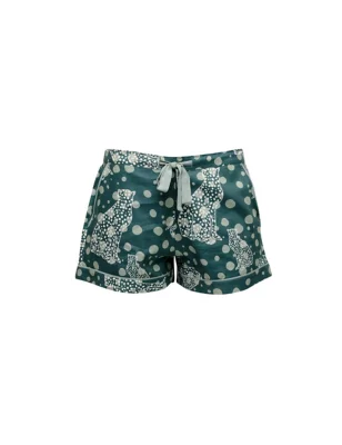 Cotton Modal Leopard Print Pyjama Shorts