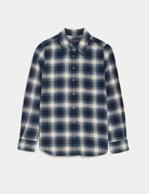 Pure Cotton Checked Shirt