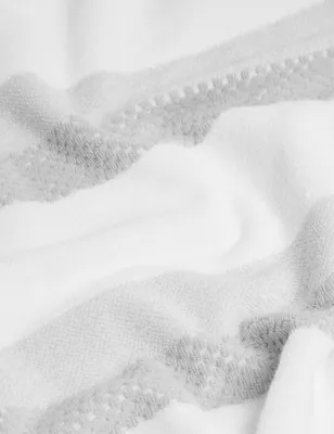 Pure Cotton Striped Textured Towel