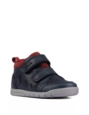 Kids' Leather Riptape Ankle Boots (4 Small - 9&trade; Small)