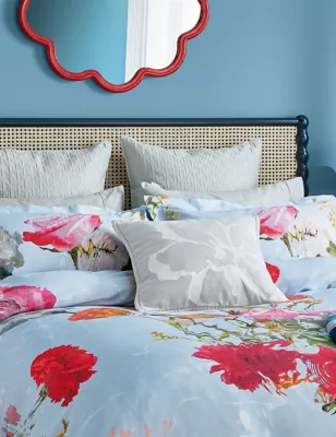 Pure Cotton Floating Floral Duvet Cover