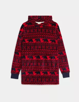 Fleece Supersoft Printed Hoodie