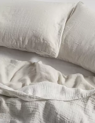 2 Pack Pure Linen Pillowcases