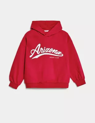 Cotton Rich Arizona Slogan Hoodie (6-16 Yrs)