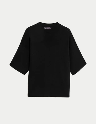 Crew Neck Knitted Top