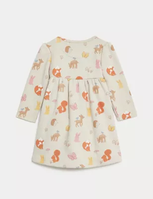 Cotton Rich Woodland Print Dress (0-3 Yrs)