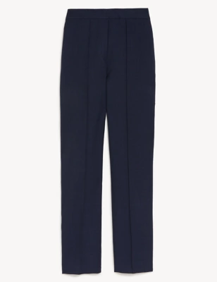 Marl Straight Leg Trousers