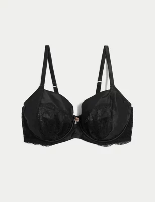 Silk Wired Balcony Bra A-E