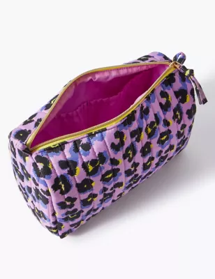 Leopard Print Make-Up Wash Bag