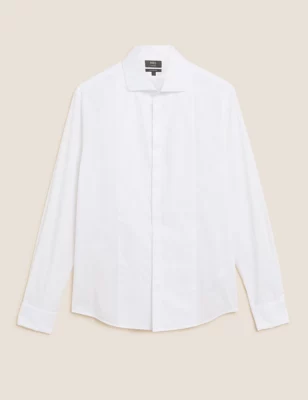 Slim Fit Cotton Rich Dinner Shirt