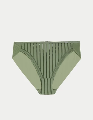 Rio Mesh High Leg Knickers