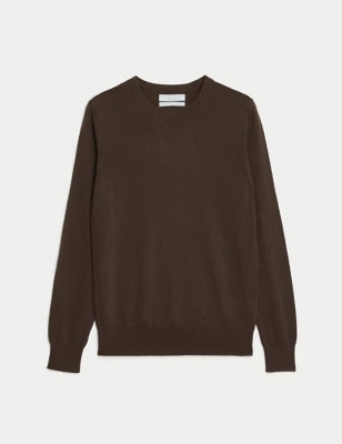 Pure Merino Wool Crew Neck Jumper