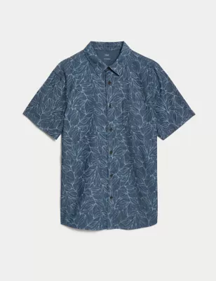 Easy Iron Pure Cotton Denim Shirt