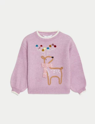 Reindeer Knitted Jumper (2-8 Yrs)
