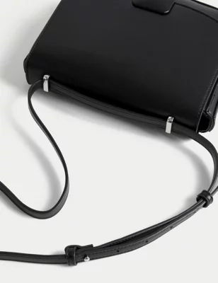 Faux Leather Cross Body Bag