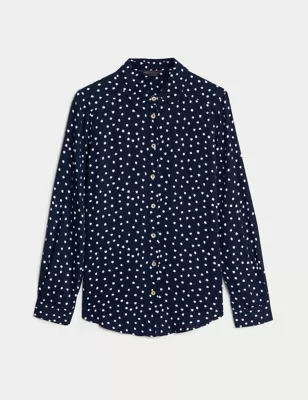 Printed Collared Shirt