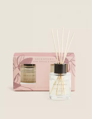 Dark Orchid & Musk Mini Diffuser Set