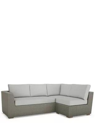 Marlow Rattan Effect Garden Corner Sofa