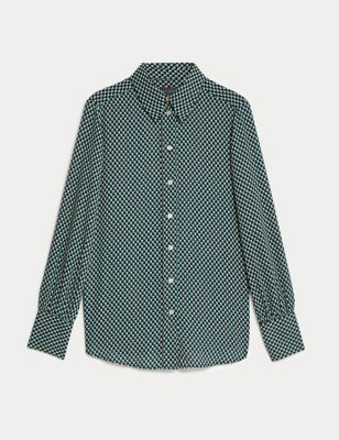 Printed Collared Shirt