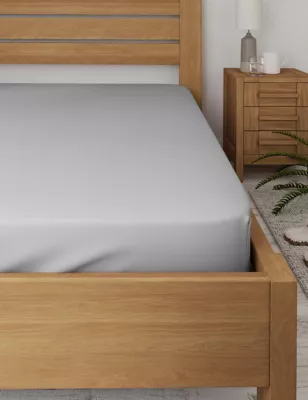 Bamboo Cotton Blend Sateen Fitted Sheet