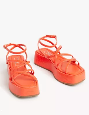Strappy Flatform Sandals