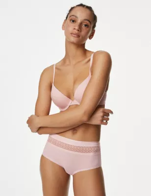 3pk Cotton Rich High Rise Shorts