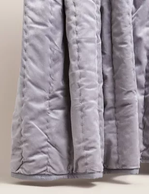 Velvet Quilted Bedspread