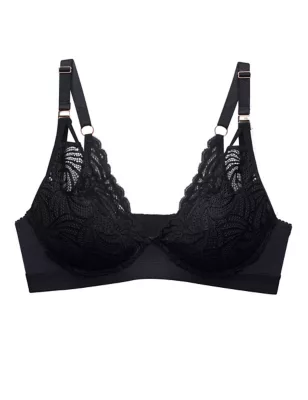 Warrior Plunge Lace Flexi Wired Nursing Bra C-G