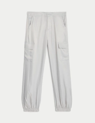 Satin Cargo Trousers (6-16 Yrs)