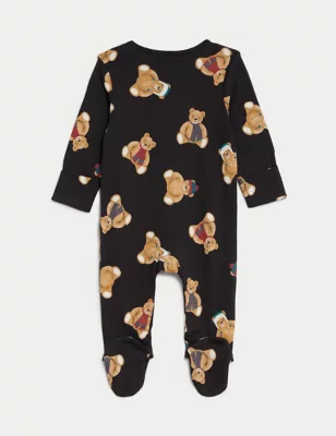 Kids' Spencer Bear Family Christmas Sleepsuit (6&trade;Lbs - 3 Yrs)