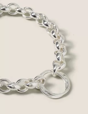 Chunky Circle Pendant Necklace