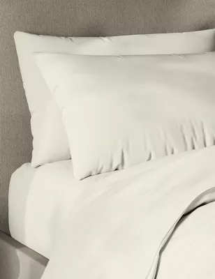 2 Pk Pure Cotton 180 Thread Count Pillowcases