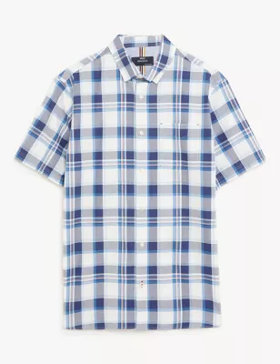Pure Cotton Check Shirt