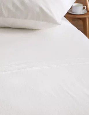 Pure Brushed Cotton Flat Sheet